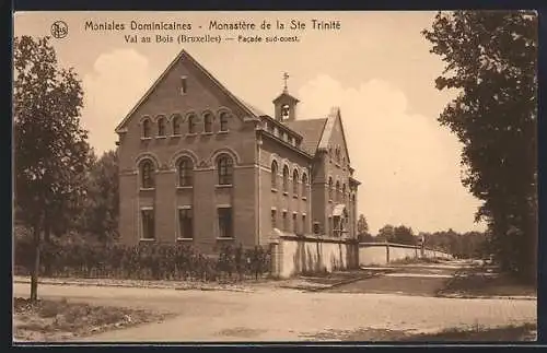 AK Val au Bois /Bruxelles, Moniales Dominicaines, Monastere de le Ste Trinité, Facade sud-ouest