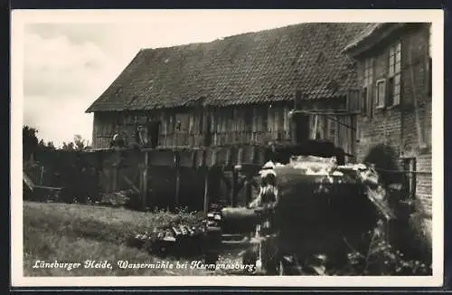 AK Hermannsburg /Lüneburger Heide, Wassermühle