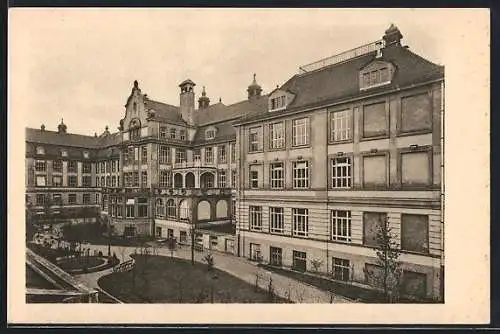 AK München, Universitäts-Augenklinik, Mathildenstrasse 2, Gartenseite
