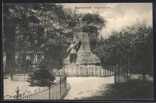 AK Geestemünde, Kriegerdenkmal