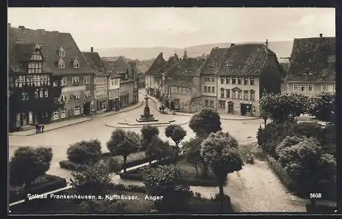 AK Frankenhausen / Kyffhäuser, Strasse am Anger