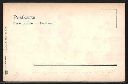 AK Dresden, Schlosshof, Ehren Comp. d. I. Leib-Grenad.-Regt. No. 100