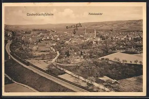 AK Tauberbischofsheim, Totalansicht
