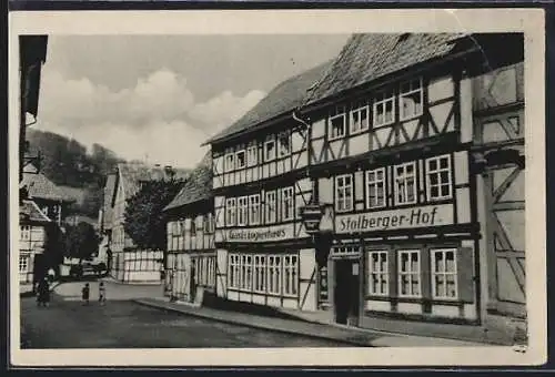 AK Stolberg /Harz, Gasthaus Stolberger Hof