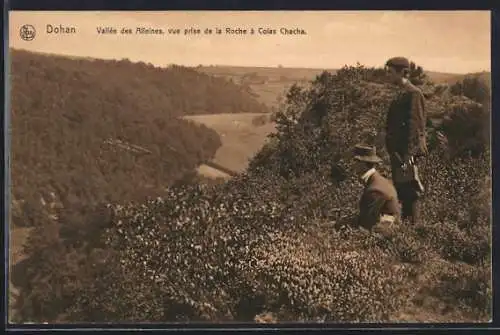 AK Dohan, Vallée des Alleines, vue prise de la Roche à Colas Chacha