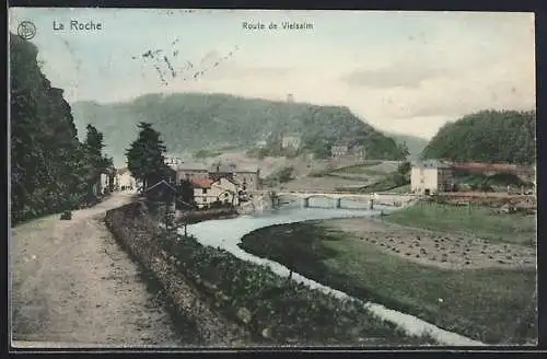 AK La Roche, Route de Vielsalm