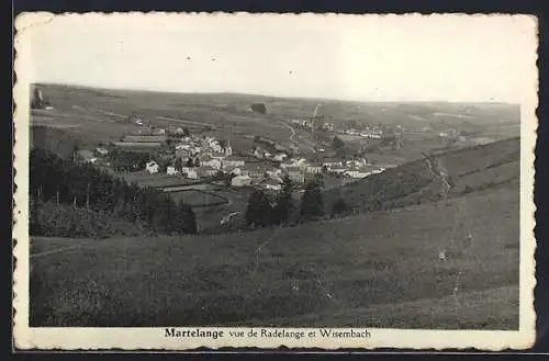 AK Martelange, Vue de Radelange et Wisembach