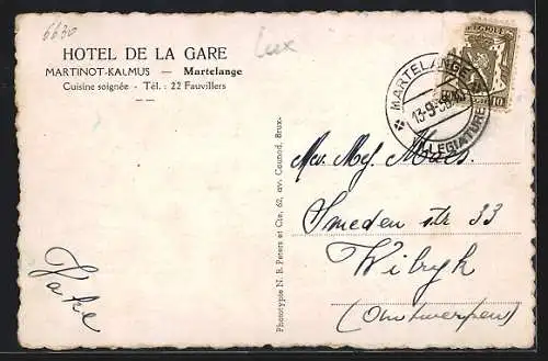 AK Martelange, Vue de Radelange et Wisembach