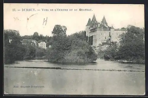 AK Durbuy, Vues de l`Ourthe et du Chateau