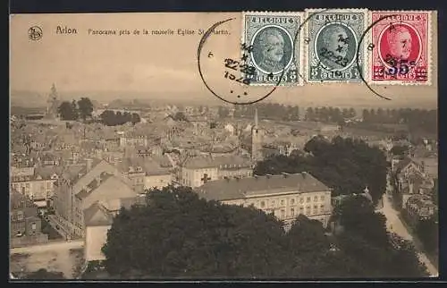 AK Arlon, Panorama pris de la nouvelle Eglise St. Martin