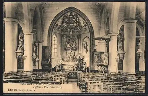 AK Bouwel, Kerk, Binnenzicht