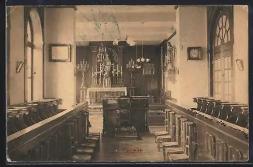 AK Bruxelles, Chapelle de Pensionnat de Notre Dame du Roule