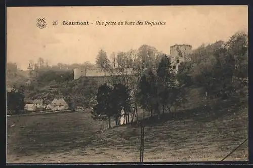 AK Beaumont, Vue prise du banc des Roquettes