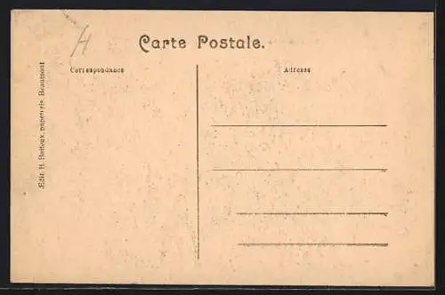 AK Beaumont, Vue prise du banc des Roquettes