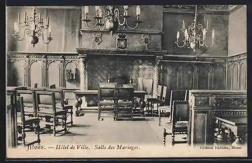AK Mons, Hôtel de Ville, Salle des Mariages