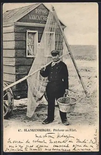 AK Blankenberghe, Pêcheur au Filet