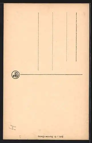 AK Fontaine-l`Evêque, Eglise St. Christophe, vue de derrière