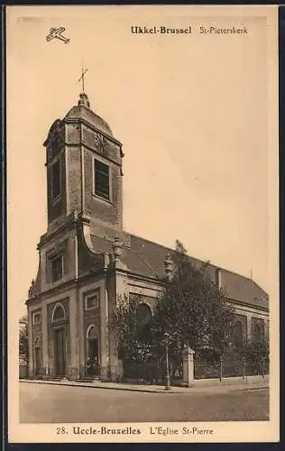 AK Uccle-Bruxelles, L`Eglise St-Pierre