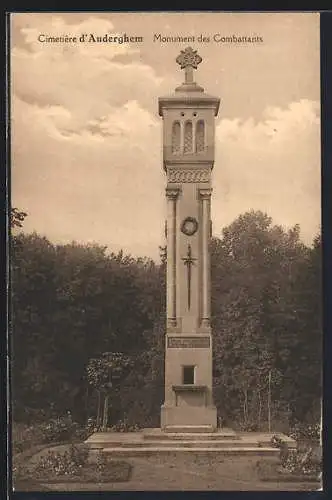 AK Auderghem, Cimetière, Monument des Combattants