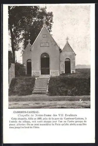 AK Cambron-Casteau, Chapelle de Notre-Dame des VII Douleurs