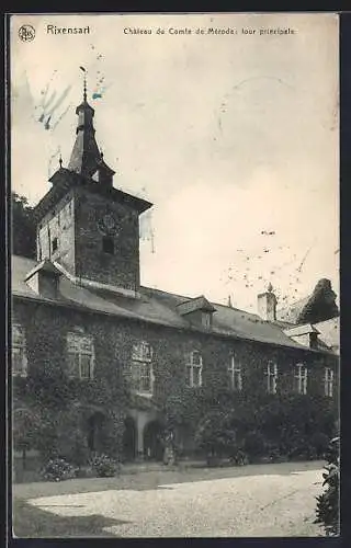 AK Rixensart, Château du Comte de Mérode: Tour principale