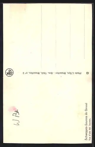 AK Genval, Schweppes-Sources, Vue d`une des Sources