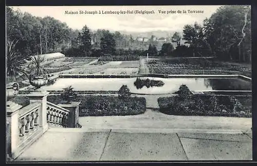 AK Lembecq-lez-Hal, Maison St-Joseph, Vue prise de la Terrasse