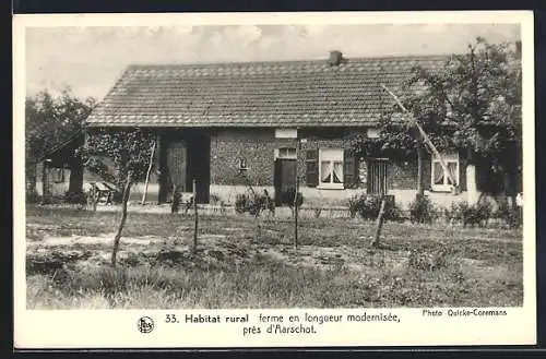 AK Aarschot, Habitat rural ferme en longueur modernisée