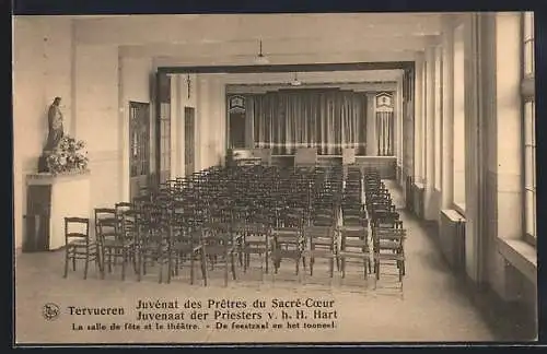 AK Tervueren, Juvénat des Prêtres du Sacré-Coeur, La salle de fête et le théâtre