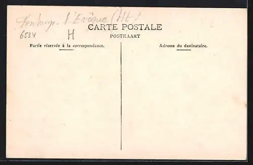 AK Aulne, L`Abbaye, Vue prise côté de l`Eglise de style Renaissance