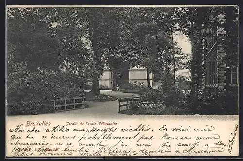 AK Bruxelles, Jardin de l`ecole Vétérinaire