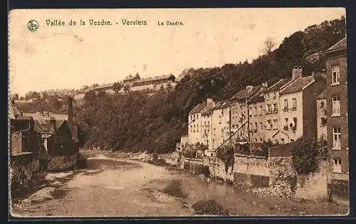 AK Verviers, Vallée de la Vestre, La Vesdre