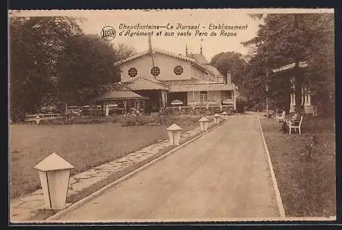 AK Chaudfontaine, Le Kursaal, Etablissement d`Agrément et son veste Parc de Repos