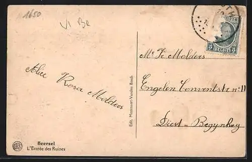 AK Beersel, L`Entrée des Ruines