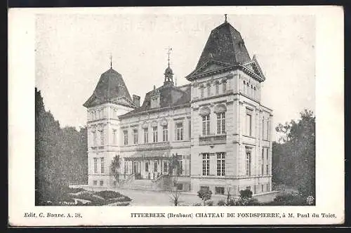 AK Itterbeek /Brabant, Chateau de Fondspierre
