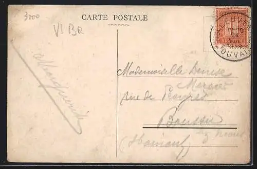 AK Louvain, Pélérinage de Saint Joseph, Kirche, Innenansicht, Denkmal