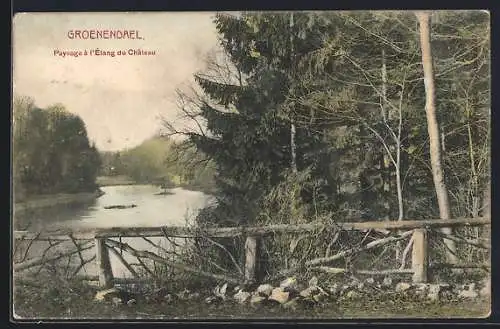 AK Groenendael, Paysage à l`Étang du Château