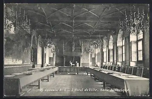 AK Louvain, L`Hôtel de Ville, Salle historique