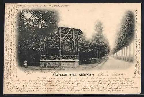 AK Stavelot, Allée Verte