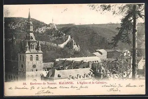 AK Malonne, L`Eglise et le Calvaire