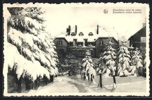 AK Elsenborn, Une vue sous la neige