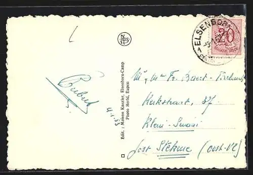 AK Elsenborn, Une vue sous la neige