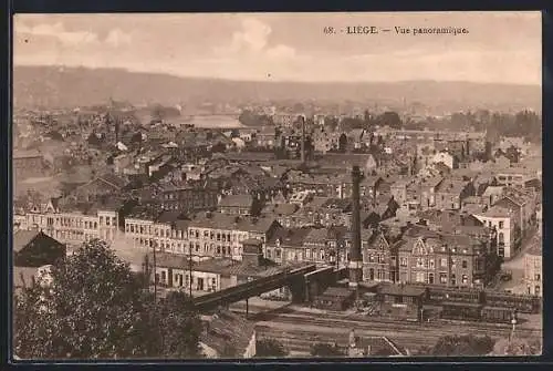 AK Liège, Vue panoramique