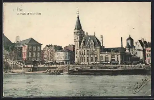 AK Liége, La Poste et l`Université
