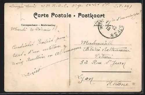 AK Vaux-sous-Chêvremont, La rue Namont au bord de la Vesdre et le couvent