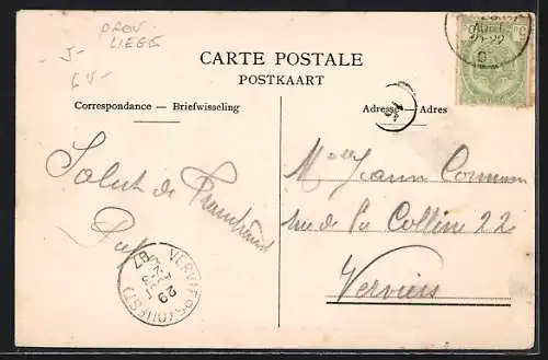 AK Franchimont, Entrée des Ruines du Château