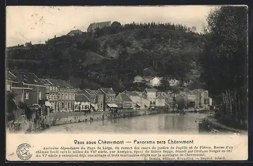 AK Vaux sous-Chèvremont, Panorama vers Chèvremont