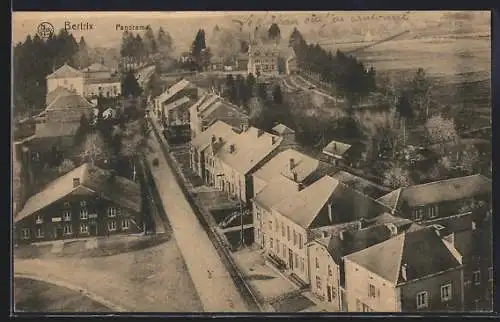 AK Bertrix, Panorama aus der Vogelschau
