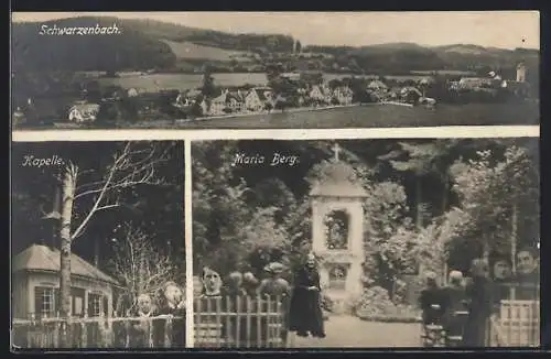 AK Schwarzenbach, Kapelle und Maria Berg