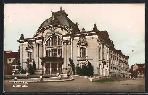 AK Fürth, Blick auf das Stadttheater